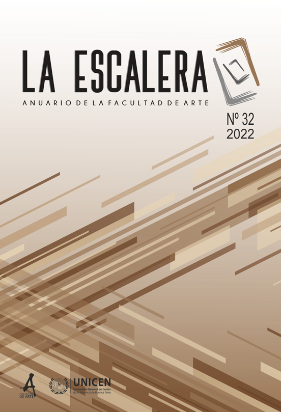 					Ver Núm. 32 (2022): LA ESCALERA - ANUARIO DE LA FACULTAD DE ARTE
				